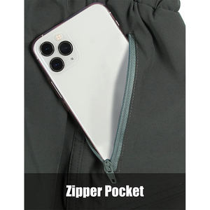 Pantalones cortos deportivos transpirables brillantes para mujer para yoga y correr Botón decorado tela de lona - Product Image 5