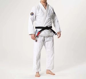 Vêtements de fitness Bjj Gi pour hommes Femmes Personnaliser Logo Jiu Jitsu Brésilien 100% Coton BJJ Gi Karaté Bjj Gi Formation Kimono Uniformes - Product Image 6