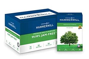Papier copie A4 blanc Hammermill, papier pour imprimante laser multi-usage, 80g, 500 feuilles, usage bureautique, papier d'impression 20lb - Product Image 2