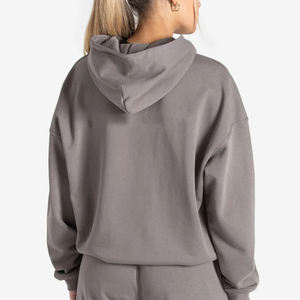 Sudadera de Manga Larga para Hombre, 100% Algodón, con Logotipo Personalizado, Transpirable, Informal, con Capucha, Estampado Térmico, Diseño Sólido, para Invierno - Product Image 2