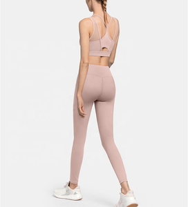 Logo personnalisé femmes confortable haut de yoga soutien-gorge de sport Fitness vêtements de sport soutien-gorge de sport Sexy vêtements de fitness - Product Image 6