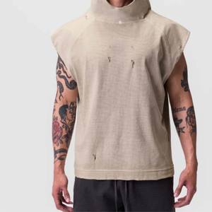 Débardeur à capuche pour hommes haute performance-Idéal pour la musculation, l'entraînement et les vêtements de sport dans la salle de sport - Product Image 5