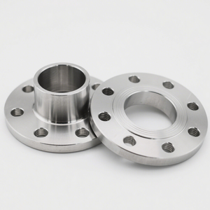 Brida de placa de mecanizado CNC personalizada de fábrica OEM brida de cuello de soldadura industrial de alta presión personalizada brida de acero inoxidable - Product Image 2