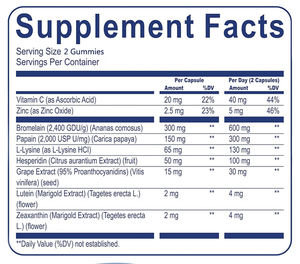 Vitadiscovery özel şekersiz 25mg Lutein Gummies yetişkinler iç<span class=keywords><strong>in</strong></span> Zeaxanthin Vegan vitaminleri Gummies genel gözler sağlık desteği - Product Image 2