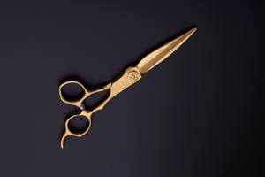 กรรไกรตัดผมสเตนเลสแบบมืออาชีพกรรไกรตัดผม2ชิ้นสำหรับร้านตัดผมสไตล์ DIY เกรดอุตสาหกรรม - Product Image 3