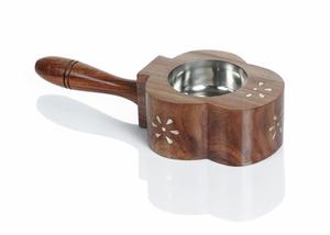 Brûleur Bakhoor en bois avec bol intérieur en acier inoxydable Porte-encens aromatique traditionnel pour la maison, le bureau et l'utilisation spirituelle - Product Image 3