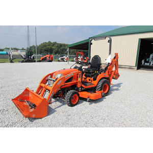Tractor de orugas Kubota BX25D 4WD de 2014 para uso agrícola con bomba y motor - Product Image 1