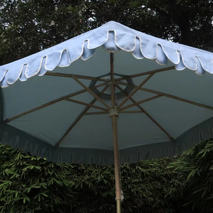 Parasols personnalisés faits à la main parapluie pour jardin moderne Simple contrôle manuel grande impression pour fournir un confort d'ombre - Product Image 2