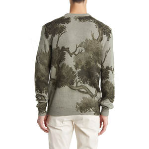 Suéter de punto de cuello redondo de manga larga para hombre de nuevo diseño tejido a mano lana de invierno transpirable - Product Image 4