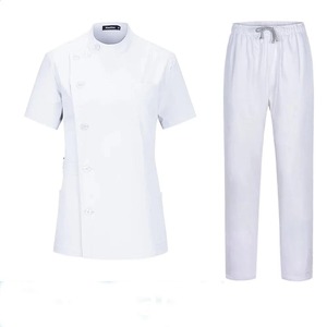 Conjuntos de Uniformes Médicos Antiarrugas Color Morado Personalizados, Conjuntos de Uniformes de Enfermería Lavables, Trajes Médicos con Pantalones de Corte Recto - Product Image 5