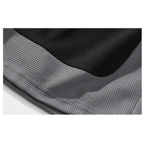 NH39 Ensemble de sport sans manches en tricot côtelé et gaufré, avec un débardeur et un short doux et léger - Product Image 5