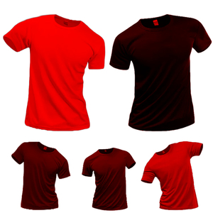 T-shirt à manches courtes en coton décontracté d'été 180g pour hommes, couleur unie, col rond, respirant, anti-rétrécissement, respectueux de l'environnement, directement en usine - Product Image 4