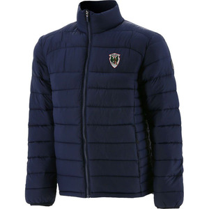 Veste à capuche rembourrée motif automne hiver pour hommes col montant OEM fermeture éclair toile unie devant techniques lavées style rue haute - Product Image 1