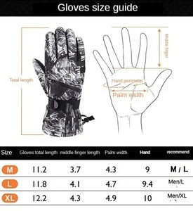 Ski Winter Skiing Racing Gloves 2023 men Women's Warm Waterproof Ski <b>Cloth</b>/cotton Waterproof Motorcycle - Product Image 2