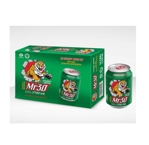 Boisson énergétique naturelle aromatisée à la mangue 250ml MR 30 jus de fruits avec base d'eau sucrée produit d'exportation en gros pour l'usine du Viet Nam - Product Image 1