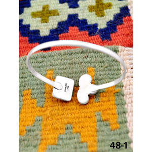Southwest Handmade #8 Sterling <b>Silver</b> Fashion <b>Cuff</b> <b>Bracelet</b> - Product Image 4