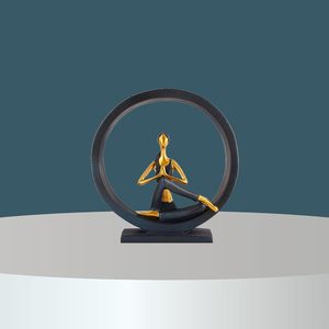 Estatua de Postura de Yoga para Decoración del Hogar, Decoración de Mesa de Sala de Estar, Objeto Decorativo, Ideas de Regalo - Product Image 5