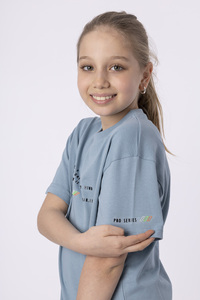 Wholesale cheap Hot Sale Small Size children girls t-shirt &Turkish Brands Professional Custom Logo girls Kids T-Shirt - Product Image 4