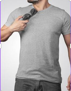 Vedaroots-T-shirt en coton tricoté avec impression personnalisée, respirant, décontracté, manches courtes pour hommes et femmes, design vierge, 200 GSM - Product Image 5