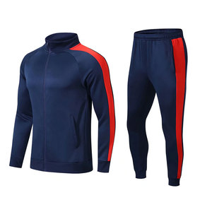 Conjunto de ropa deportiva informal a la moda para hombre, chándal con cremallera y cuello con capucha, pantalones de chándal y Sudadera con capucha estampada en forro polar para invierno para hombre - Product Image 1