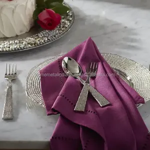 Juego de cubiertos hechos a mano de acero inoxidable de calidad superior, utensilios de cocina de mesa para comedor, comidas elegantes - Product Image 3