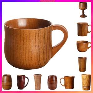 Taza de Madera Hecha a Mano Más Vendida, Taza de Madera Natural Portátil para Café, Té y Leche, Disponible para la Venta desde India - Product Image 2