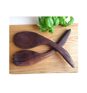 Cuillère à salade en laiton design fait main pour ustensiles de cuisine avec poignée en marbre ensembles de couverts à café de qualité supérieure - Product Image 5