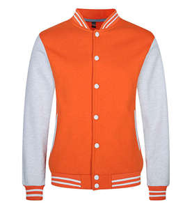 แจ็กเก็ตเบสบอลสำหรับผู้ชายเสื้อแจ็กเก็ตกันหนาวแบบลำลองปกตั้งมีหลายสี - Product Image 5