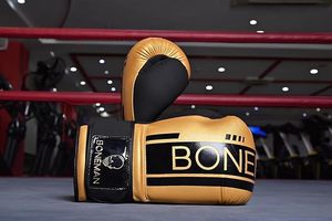 Gants de boxe en cuir de vachette personnalisés avec logo, très demandés, de haute qualité, à lacets, pour adultes, pour l'entraînement - Product Image 5