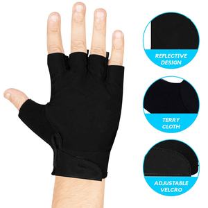Gants de cyclisme personnalisés demi-doigt Nouveau design à la mode pour la course Gym Fitness Haltérophilie-Accessoires de protection - Product Image 6