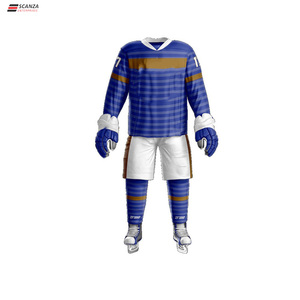 Maillot de hockey sur glace d'équipe sportive personnalisé de haute qualité ensemble d'uniformes de hockey sur glace pour hommes vente en gros de vêtements de hockey sur glace de haute qualité - Product Image 4