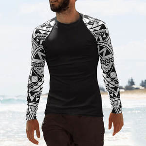 เสื้อแรชการ์ดผู้ชายแฟชั่นใหม่ เสื้อแรชการ์ดเปล่าสำหรับสกรีนลายแบบซับลิเมชั่น ขายส่ง คุณภาพพรีเมียม - Product Image 5