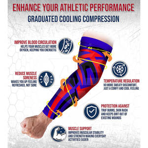 Mangas de brazo de tendencia superior Recién llegado Ideal para mangas de brazo de fitness El mejor material Hecho Mangas de brazo para venta en línea - Product Image 3