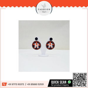 Boucles d'oreilles perlées Astros rondes 2024 les plus vendues pour les filles et les femmes - Product Image 4