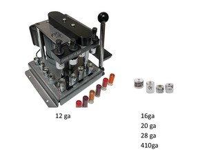 เครื่องมือจีบปลอกกระสุนแบบมอเตอร์ 4 สถานี สำหรับกระสุนเบอร์ 12 และ 20 พร้อมที่จีบเหล็กในตัว กำลังขยายสูง 6 เท่า ทนทาน - Product Image 1