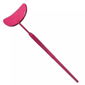 Nouveauté Miroir cosmétique pour cils de forme ovale 3X de haute qualité Long manche éclairé en acier inoxydable pour usage personnel - Product Image 2