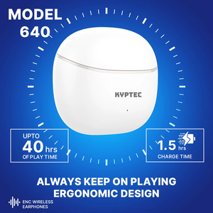 Audífonos Inalámbricos Profesionales Kyptec 640 ENC con Cancelación de Ruido Verdadera, Audio Nítido y Batería de Larga Duración - Product Image 3