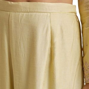 Giallo chiaro Sharara ricamato con Dupatta per le cerimonie Festive all'ingrosso matrimoni ricevimenti culturali e alla rinfusa - Product Image 6