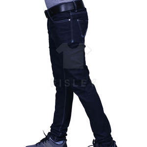 Jeans Casuales de Cintura Media para Hombre, con Logotipo Personalizado 2025, de Algodón de Alta Calidad, Ligeros, al Mejor Precio al por Mayor - Product Image 2