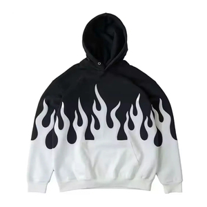 Prix bas – Molleton de coton grande taille pour sweats à capuche, vêtements décontractés, impression 3D en relief, séchage rapide, respirant pour hommes - Product Image 5