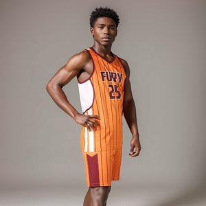 ชุดบาสเก็ตบอลแบบยูนิเซ็กซ์ ออกแบบเองได้สำหรับทีมสโมสร ดีไซน์ใหม่ MOQ ต่ำ ระบายอากาศได้ดี ไซส์ใหญ่พิเศษ ผลิตจากโพลีเอสเตอร์ 100% - Product Image 3