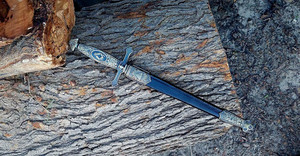 Épée de Highland, épée de maçon, mini épée, épingle de kilt, épée de Highland, épingle de kilt, garde en laiton avec poignée - Product Image 3
