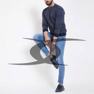 Sweat-shirt en coton épais à col ras du cou imprimé personnalisé par OEM Pull-over oversize Sweat-shirt thermique en molleton de coton pour hommes bon marché - Product Image 6