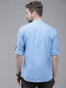 Servicio de personalización profesional para hombre, camisas con botones, Camisa lisa informal - Product Image 3