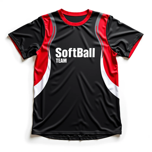 Maillots de sport sublimés personnalisés pour hommes pour la pêche Basketball Softball Soccer 100% Respirant Confortable Fit Crew Neck - Product Image 3