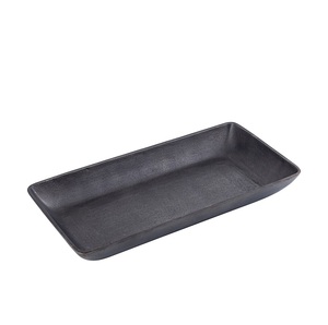 Plateau de service rectangulaire en aluminium argenté de haute qualité, fait à la main, compatible lave-vaisselle, style américain, 100 pièces pour la cuisine et la salle à manger - Product Image 6