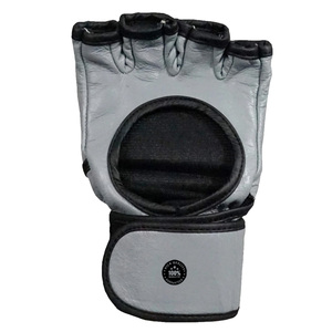 Gants professionnels en cuir PU demi-doigt Mma pour hommes gants d'entraînement grande taille prix usine approvisionnement pour l'entraînement de boxe - Product Image 6