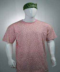 Customizable Men's 100% Cotton Oversized Washed <b>PINK</b> COLORT-<b>Shirt</b> High Quality Heavyweight O-Neck <b>Plain</b> Logo Fitness Streetwear - Product Image 1