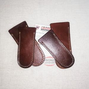 La poignée de casserole en cuir de harnais bronzé durable couvre le boîtier OEM personnalisable avec des couvertures de poignée en cuir - Product Image 1