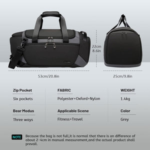 Bolsa de Viaje Impermeable DANZY SPORTS con Asas Reforzadas, Ligera y Elegante, Capacidad de 30-40L, Tamaño y Logotipo Personalizables - Product Image 6